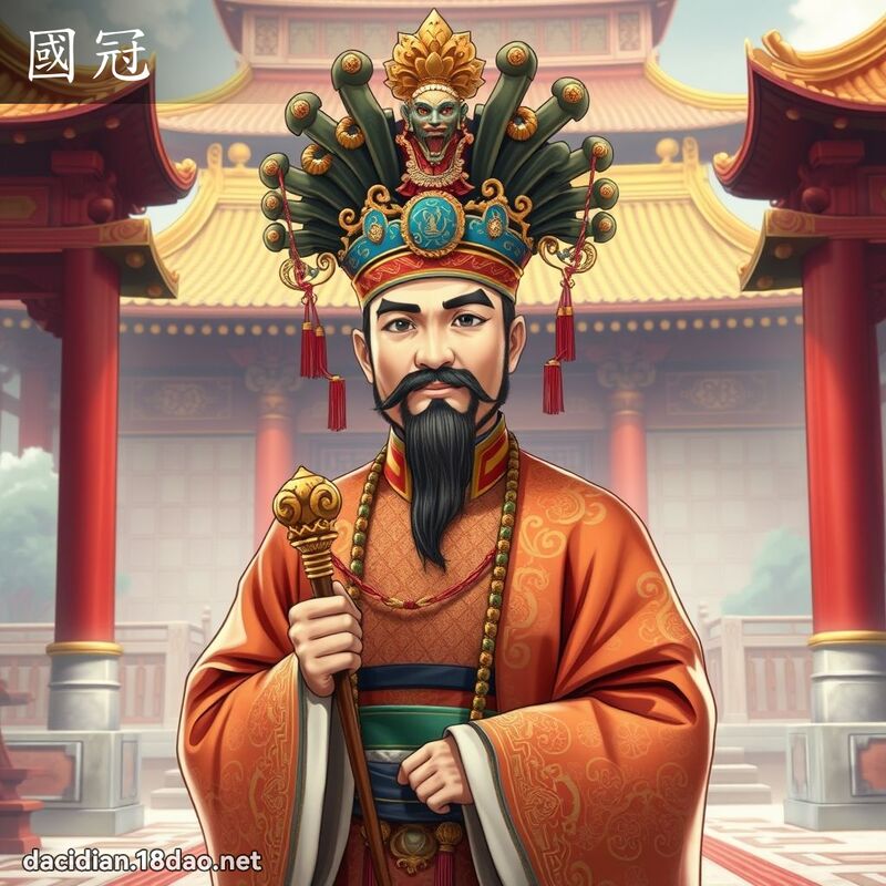 國冠 - 國語大辭典配圖