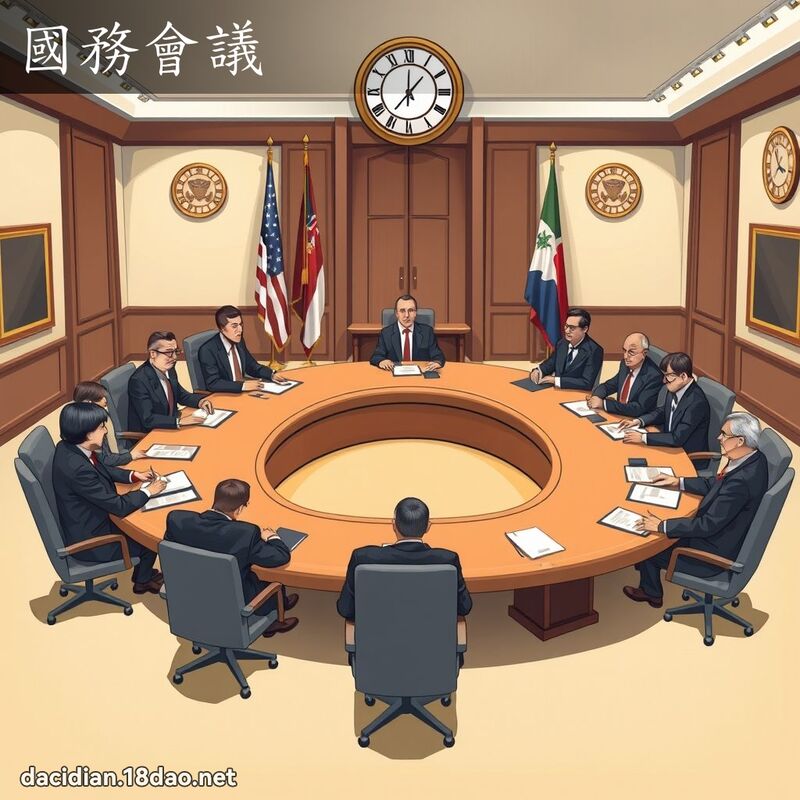 国务会议 - 国语大辞典配图