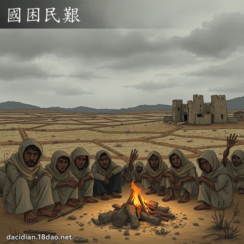 国困民艰 - 国语大辞典配图