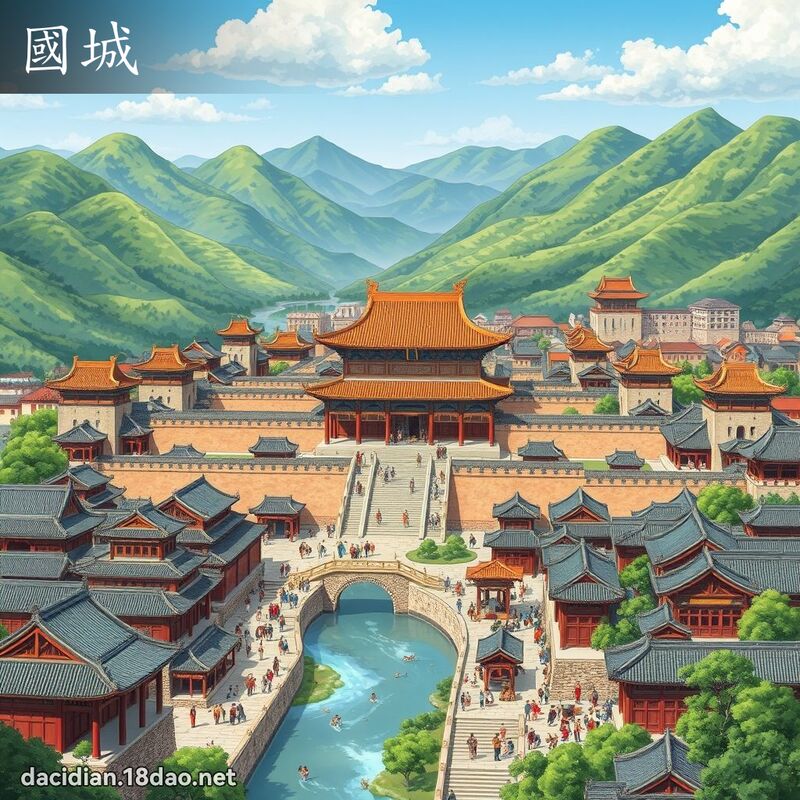 国城 - 国语大辞典配图