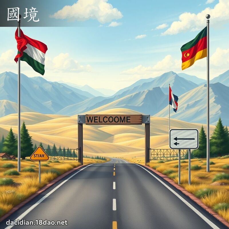 國境 - 國語大辭典配圖