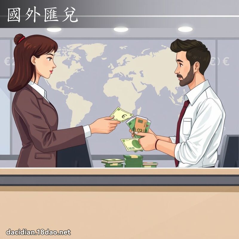 国外匯兑 - 国语大辞典配图