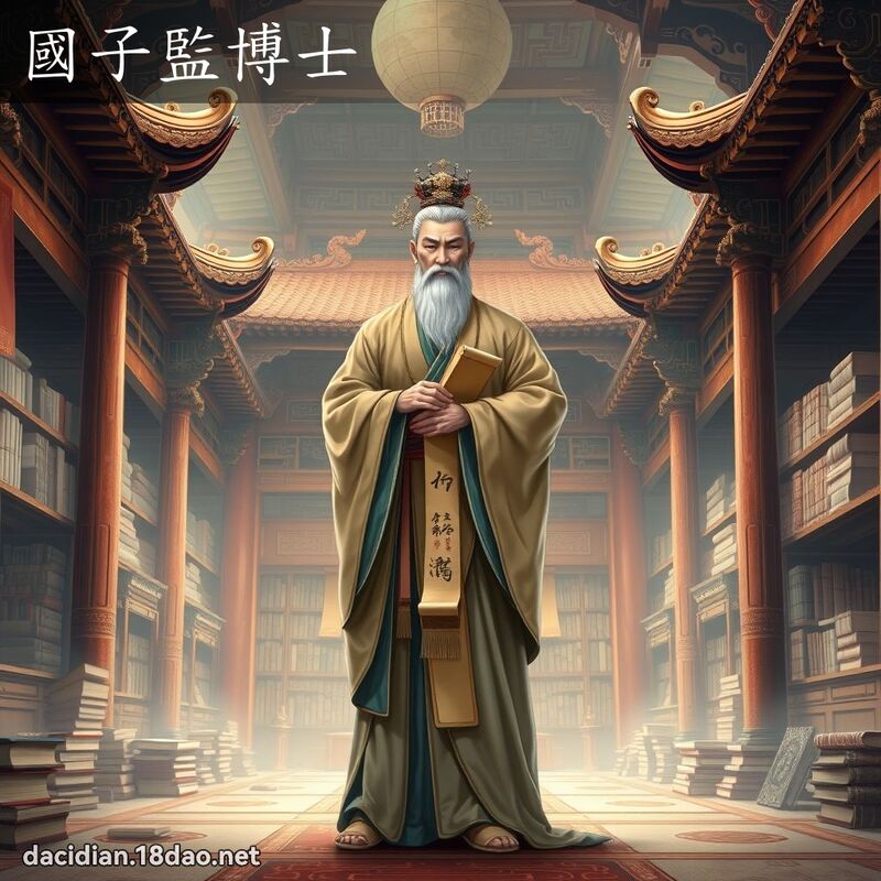 國子監博士 - 國語大辭典配圖
