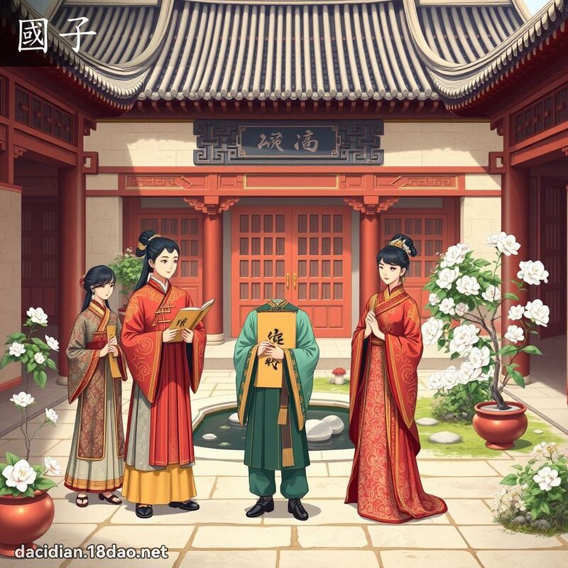 国子 - 国语大辞典配图
