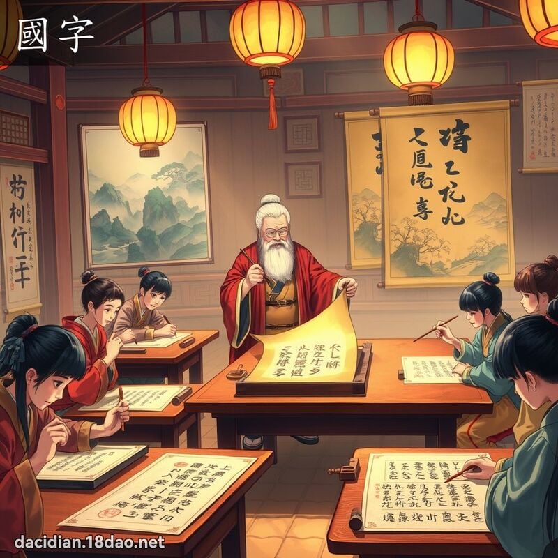 国字 - 国语大辞典配图