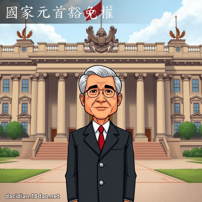 国家元首豁免权 - 国语大辞典配图