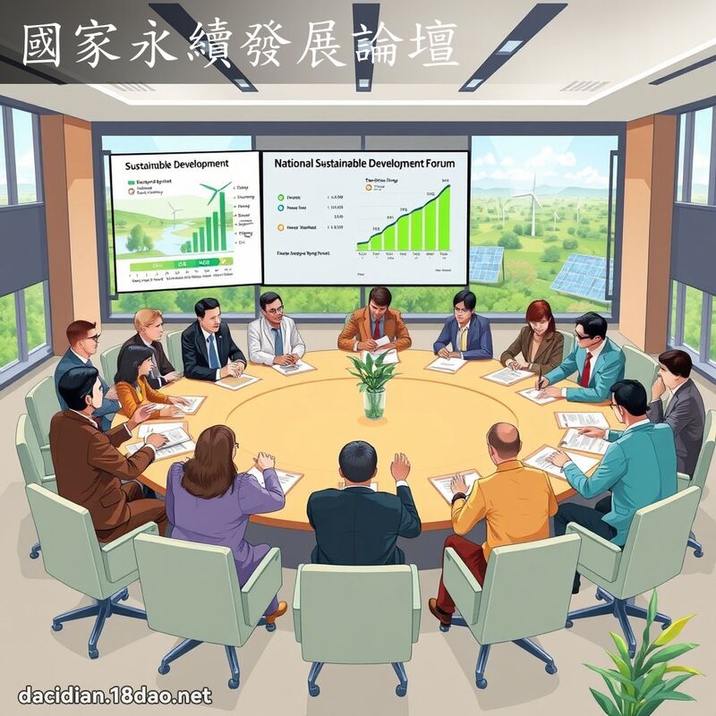 国家永续发展论坛 - 国语大辞典配图