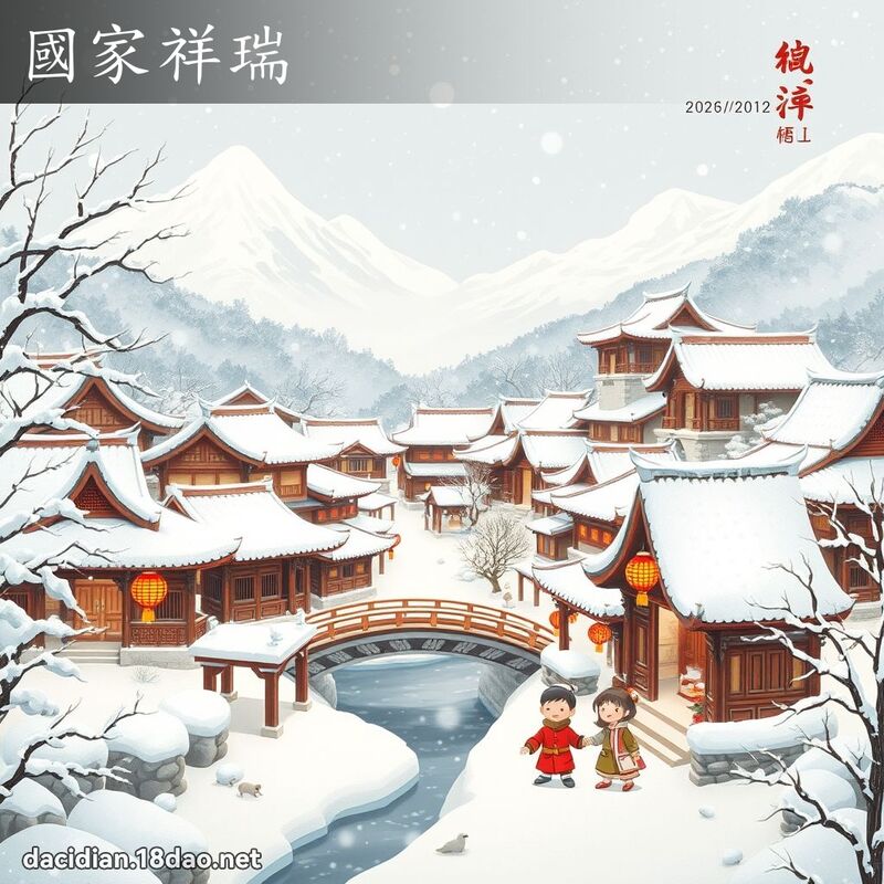 國家祥瑞 - 國語大辭典配圖