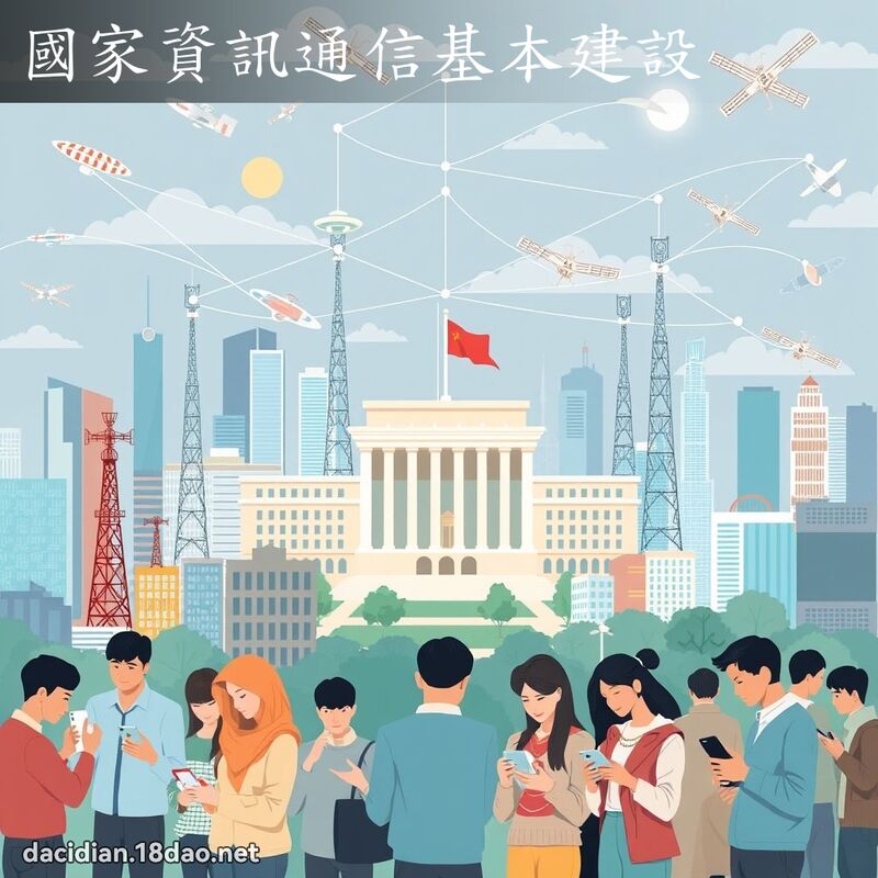 国家资讯通信基本建设 - 国语大辞典配图