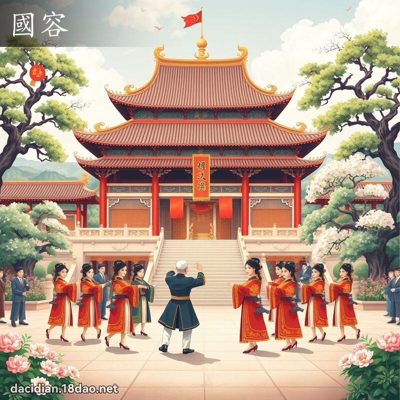 国容 - 国语大辞典配图