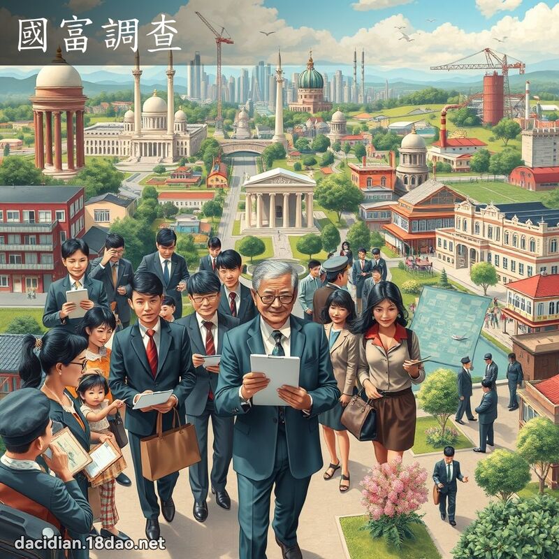 國富調查 - 國語大辭典配圖