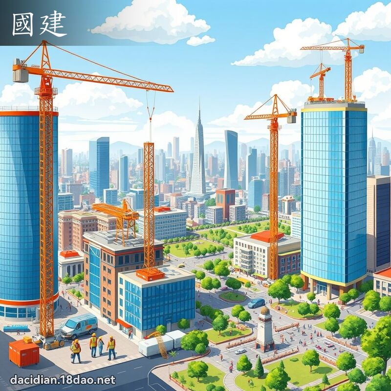 國建 - 國語大辭典配圖