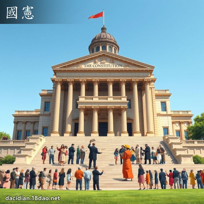 國憲 - 國語大辭典配圖