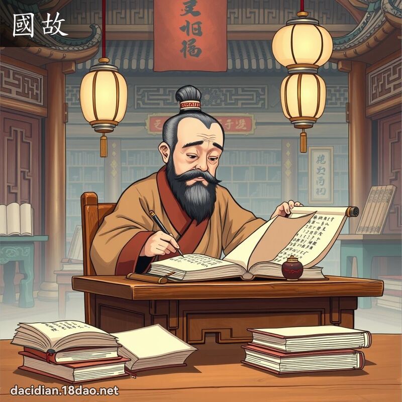 国故 - 国语大辞典配图