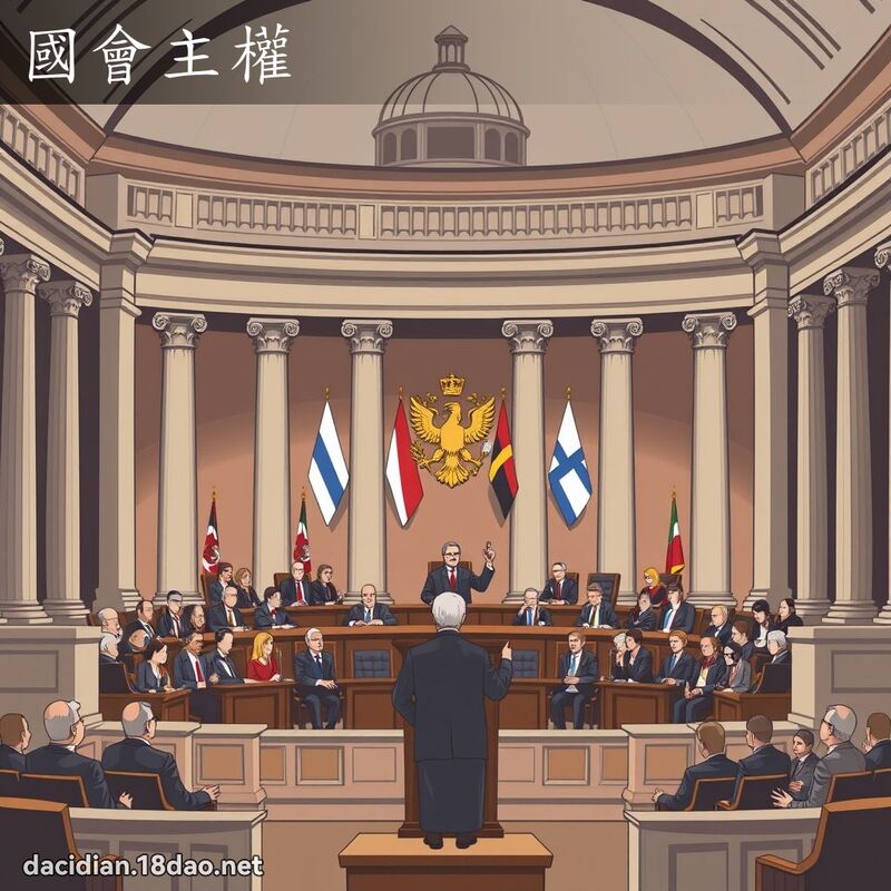 國會主權 - 國語大辭典配圖