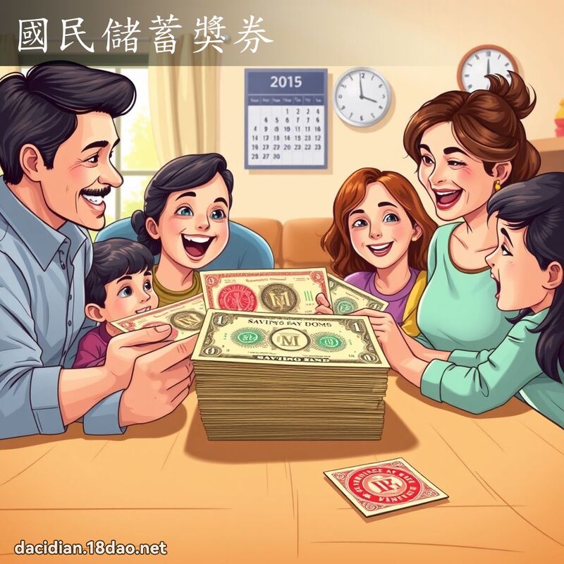 国民储蓄奖券 - 国语大辞典配图