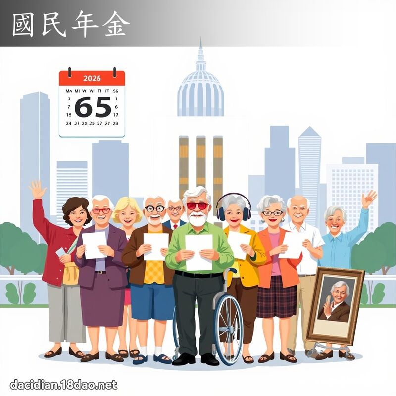 國民年金 - 國語大辭典配圖