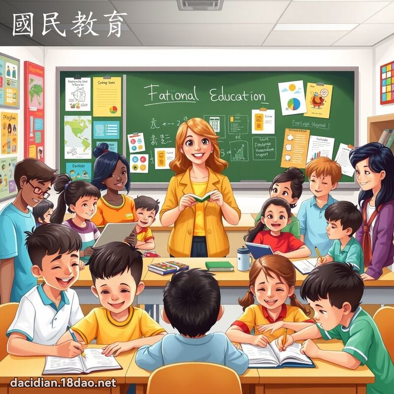 國民教育 - 國語大辭典配圖