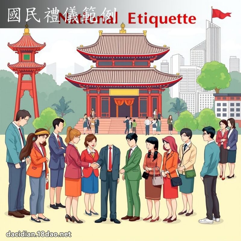 国民礼仪范例 - 国语大辞典配图