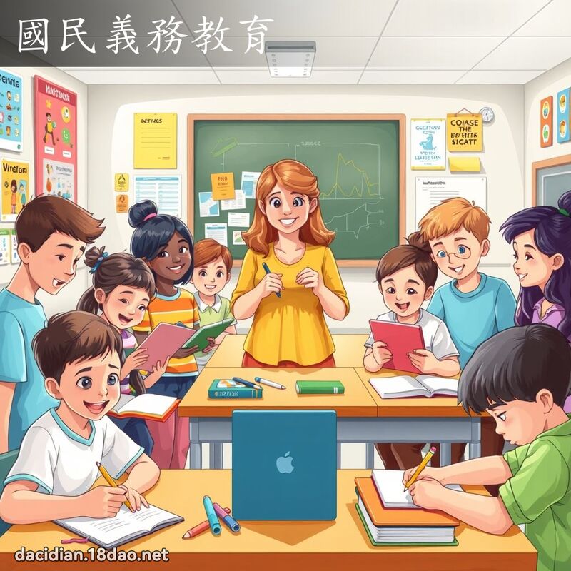 国民义务教育 - 国语大辞典配图