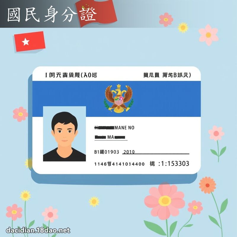 國民身分證 - 國語大辭典配圖