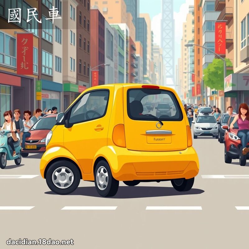 國民車 - 國語大辭典配圖