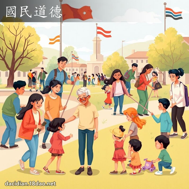 国民道德 - 国语大辞典配图