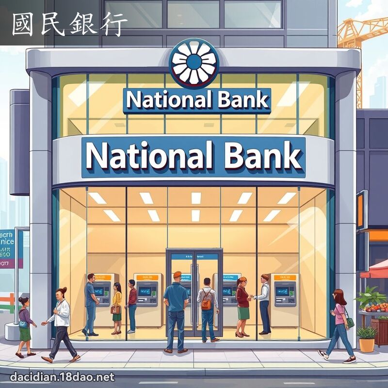 國民銀行 - 國語大辭典配圖