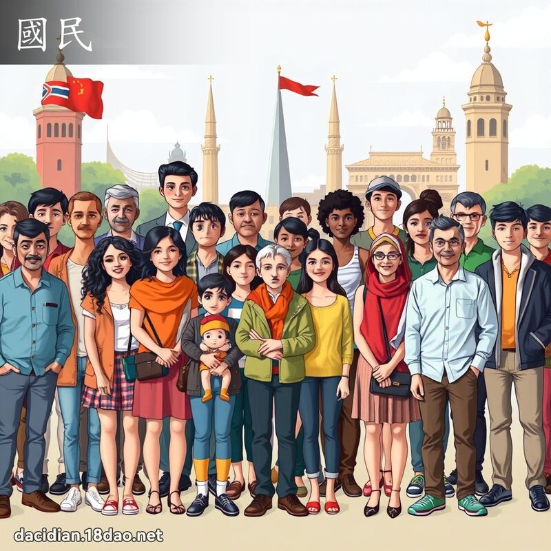 國民 - 國語大辭典配圖
