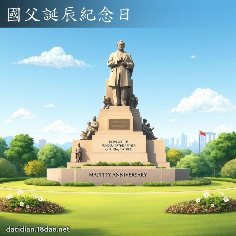 国父诞辰纪念日 - 国语大辞典配图
