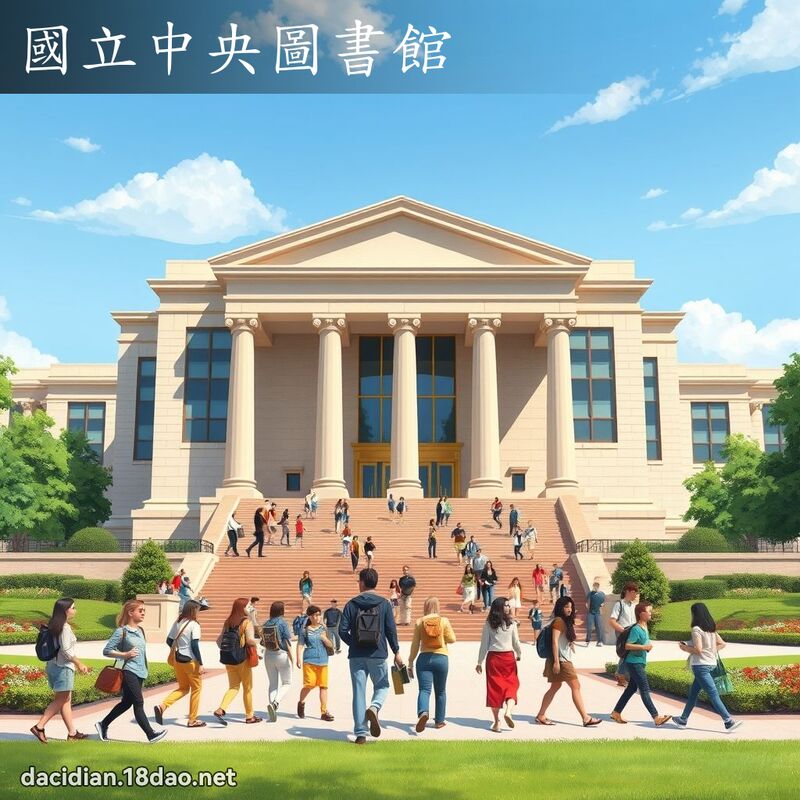 國立中央圖書館 - 國語大辭典配圖
