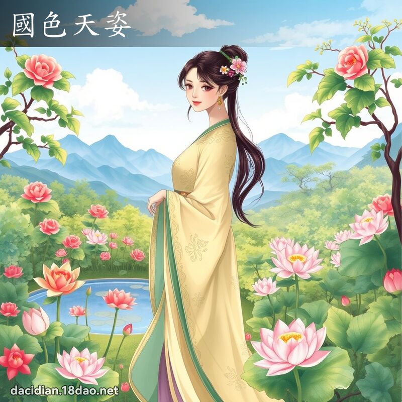 國色天姿 - 國語大辭典配圖