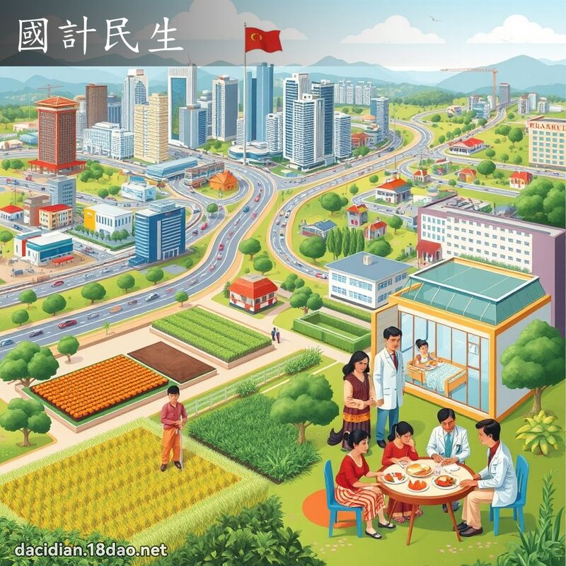 国计民生 - 国语大辞典配图