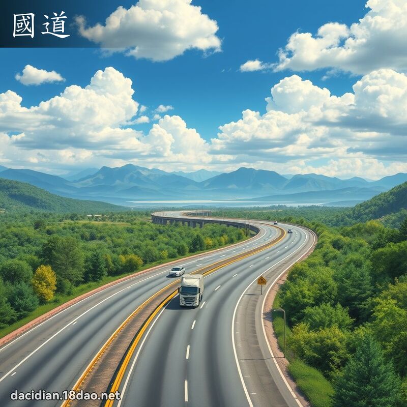國道 - 國語大辭典配圖