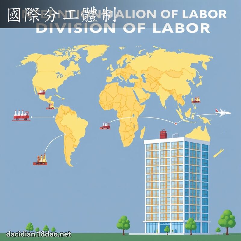 國際分工體制 - 國語大辭典配圖