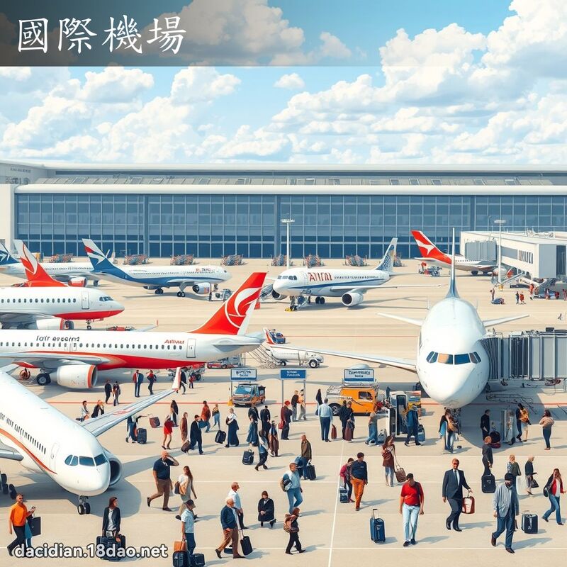 國際機場 - 國語大辭典配圖