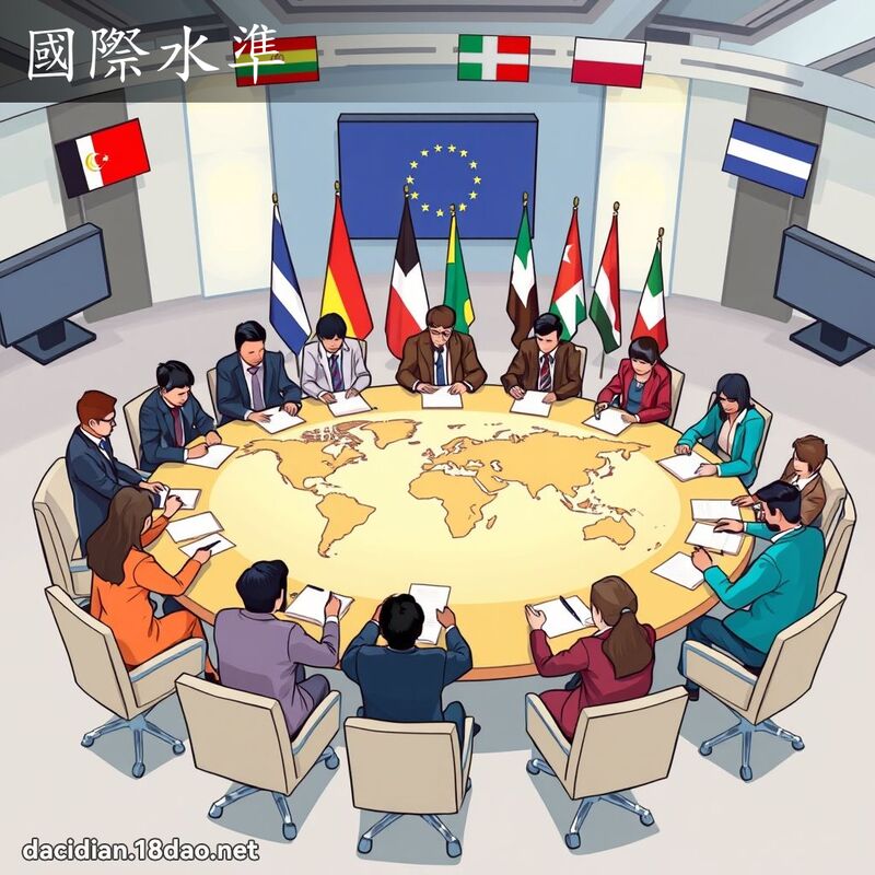 国际水准 - 国语大辞典配图