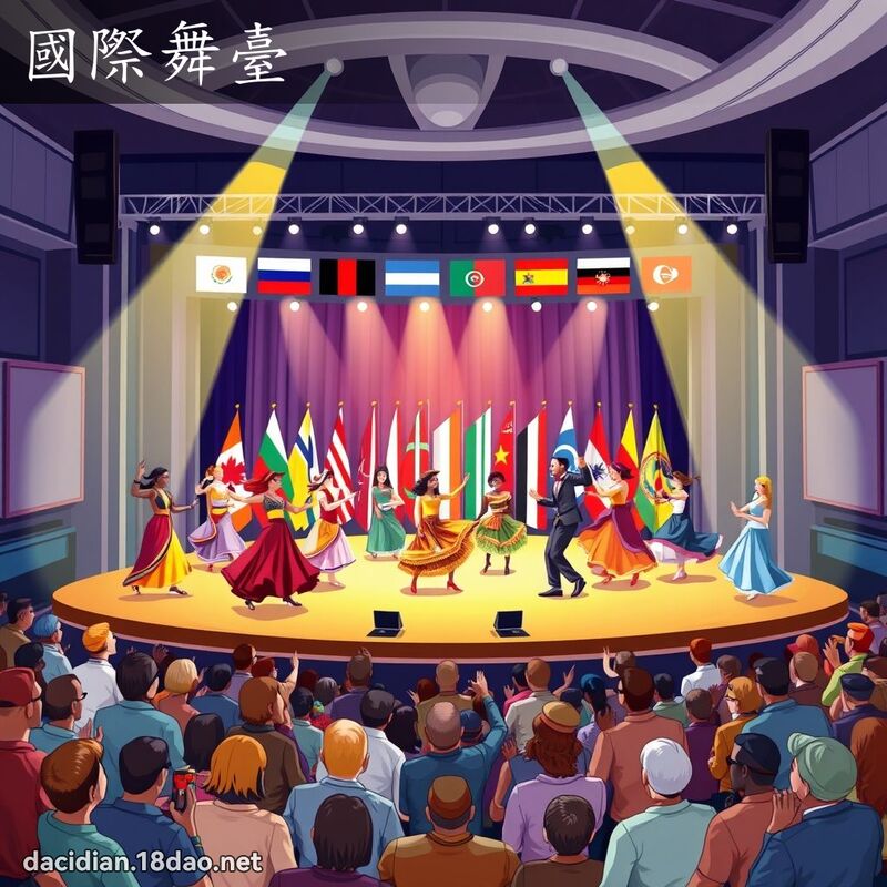 国际舞台 - 国语大辞典配图