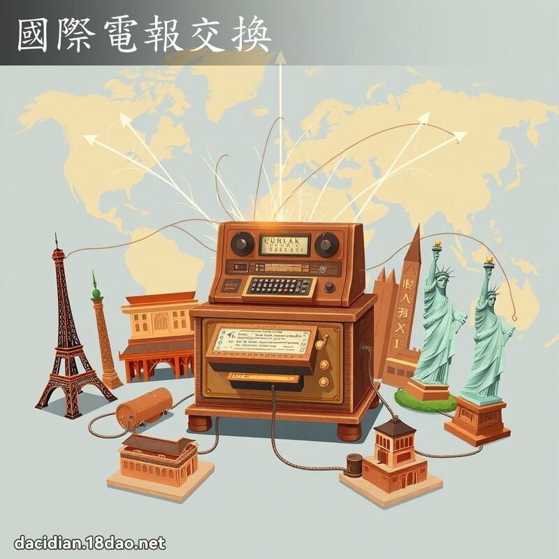 国际电报交换 - 国语大辞典配图