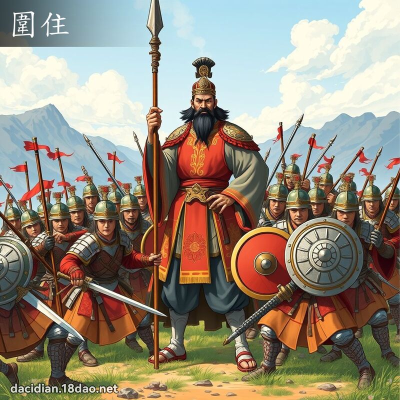 围住 - 国语大辞典配图