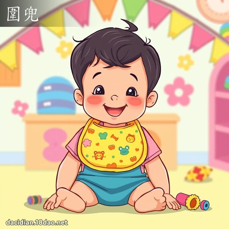 圍兜 - 國語大辭典配圖