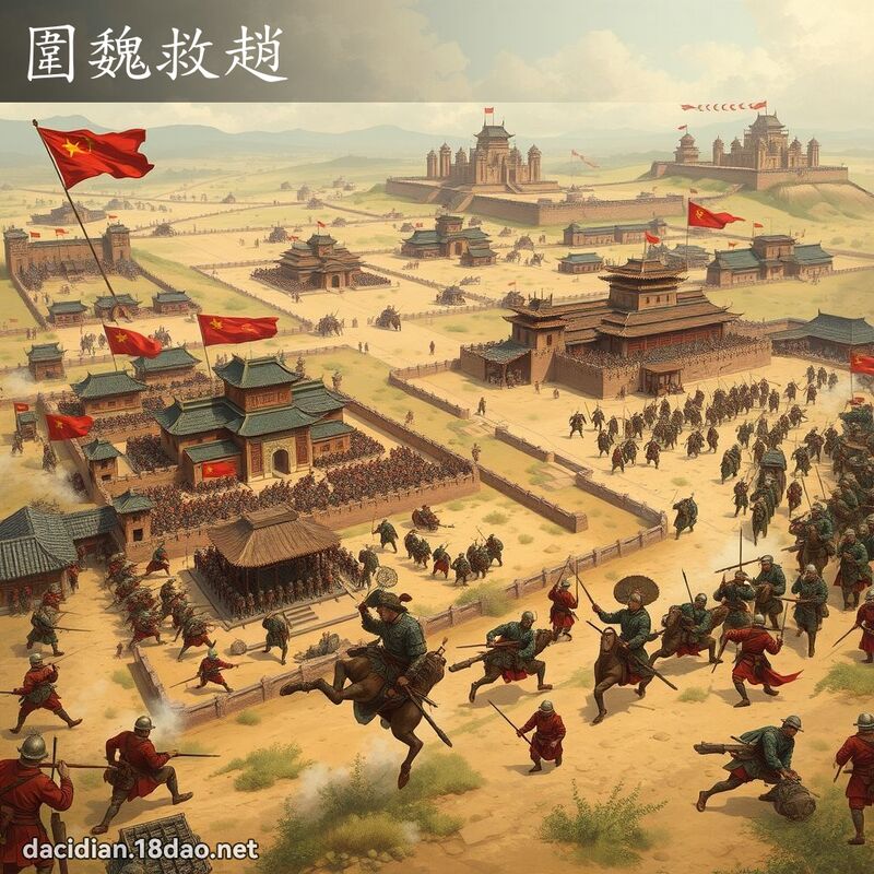 圍魏救趙 - 國語大辭典配圖