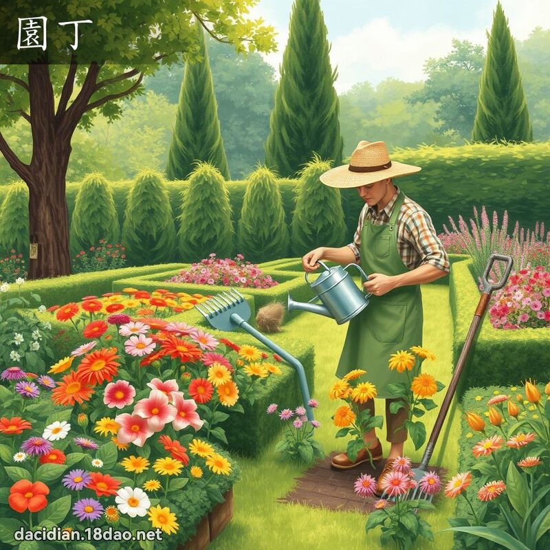 園丁 - 國語大辭典配圖