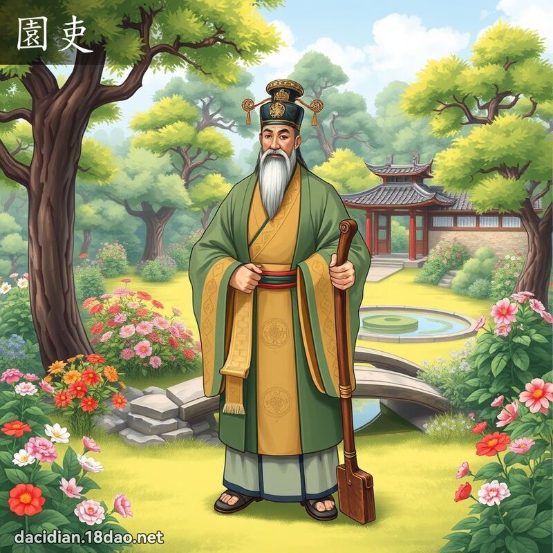 園吏 - 國語大辭典配圖