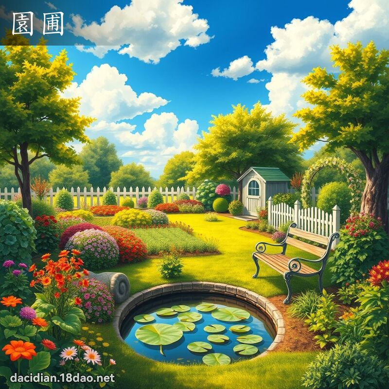 園圃 - 國語大辭典配圖