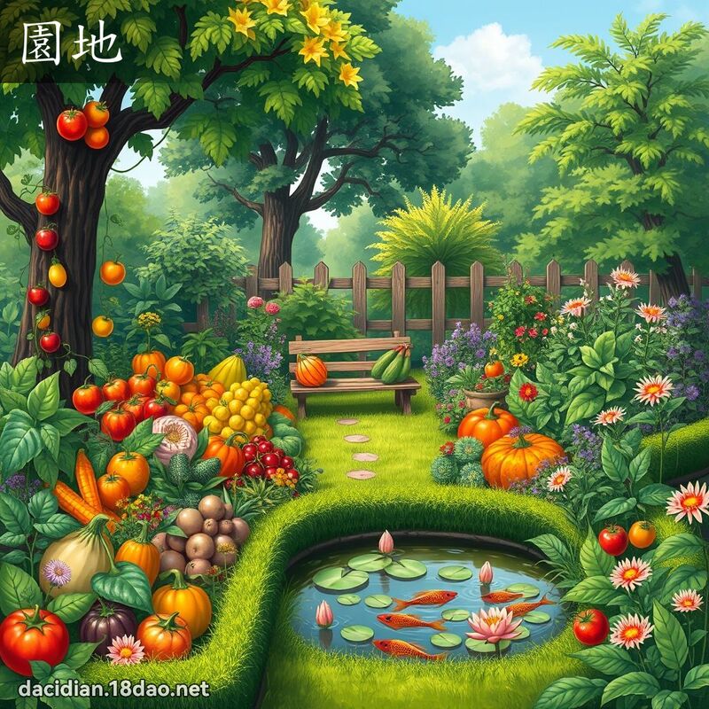 園地 - 國語大辭典配圖