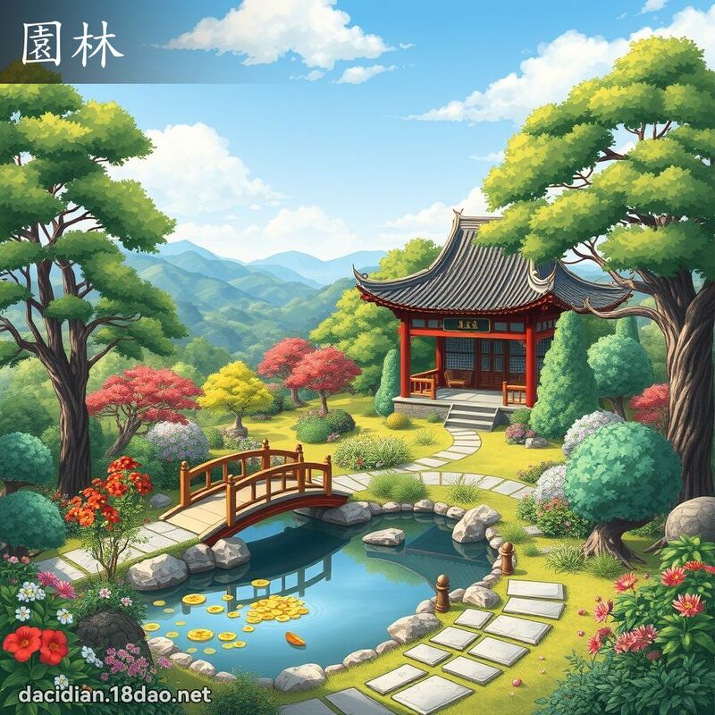園林 - 國語大辭典配圖