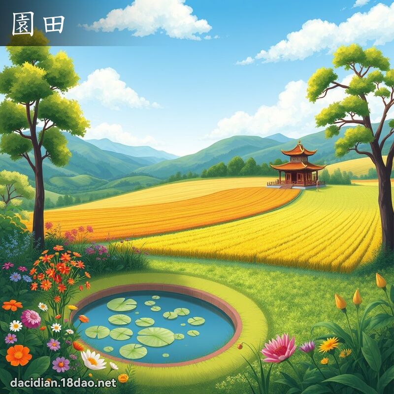園田 - 國語大辭典配圖