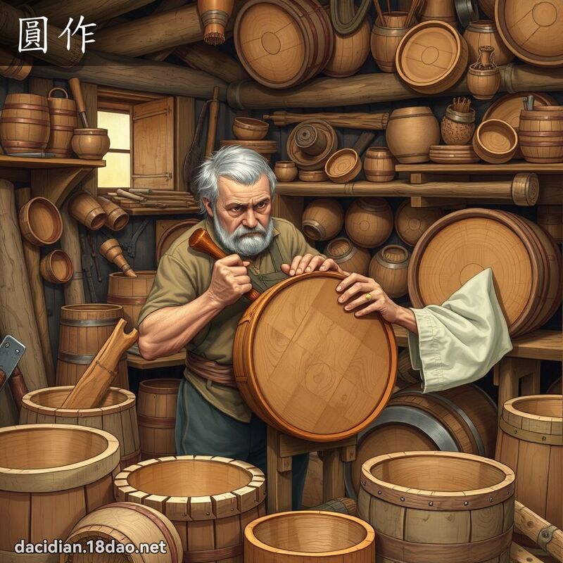 圓作 - 國語大辭典配圖