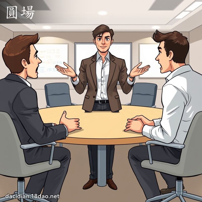 圆场 - 国语大辞典配图